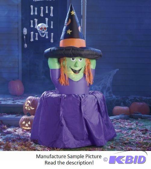 Six Foot Inflatable Melting Witch - What a wo...