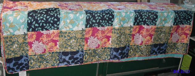 King Quilt - Multicolored - Patchwork look - ...