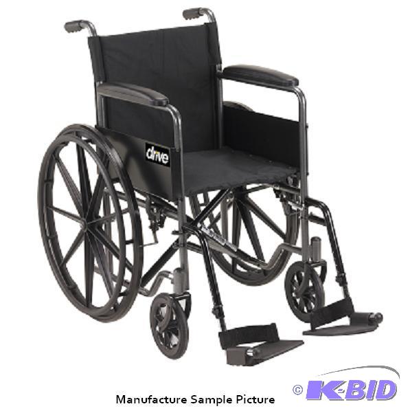 lot 1 image: Drive Wheelchair - Silver sport - Comes in an...