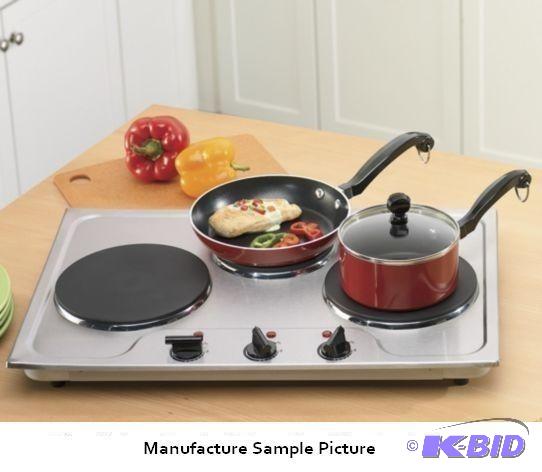 lot 26 image: Ginnys Brand Triple Hot Plate - Model ES-330...