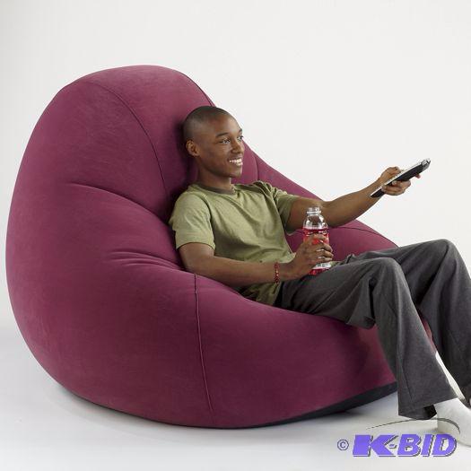 lot 29 image: Deluxe Beanless Bag Chair - Our Deluxe Beanle...