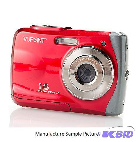 lot 31 image: Vupoint Aqua Camera - Red - Model DC-ST1624RV...