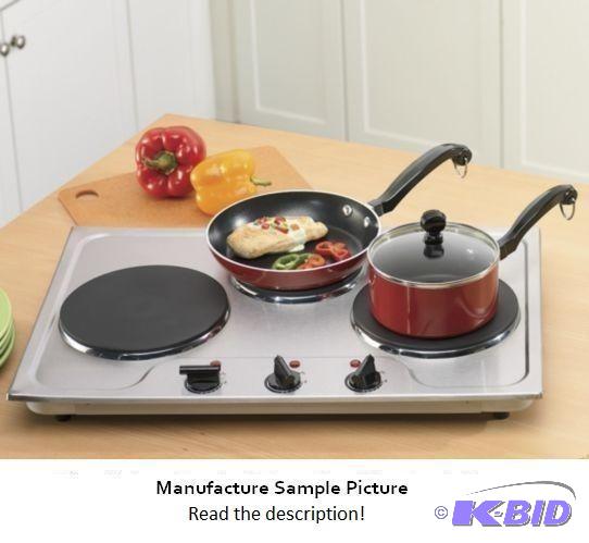 lot 38 image: Ginnys Brand Triple Hot Plate - Model ES-330...