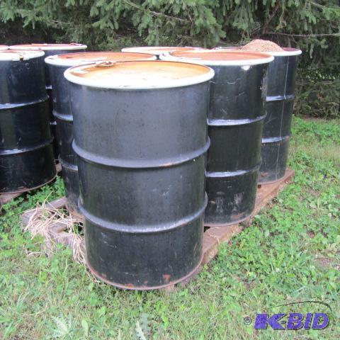 Metal Barrels, Wood Pellets