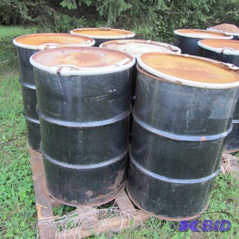 Metal Barrels, Wood Pellets