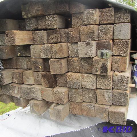 3x3 Lumber, 8-9ft