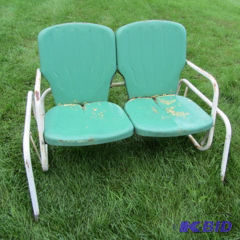 Vintage Metal Glider