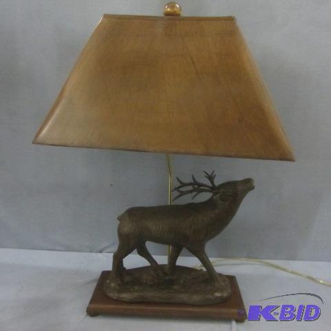 Elk Figural Lamp