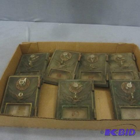 Post Office Door Fronts, Brass Eagle