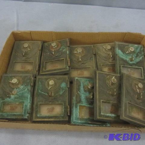 Post Office Door Fronts, Brass Eagle