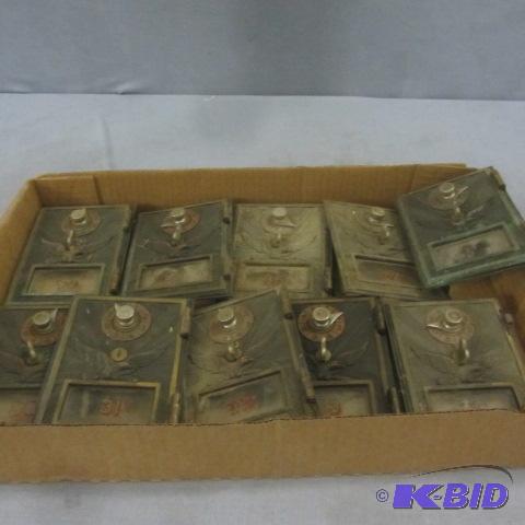 Post Office Door Fronts, Brass Eagle