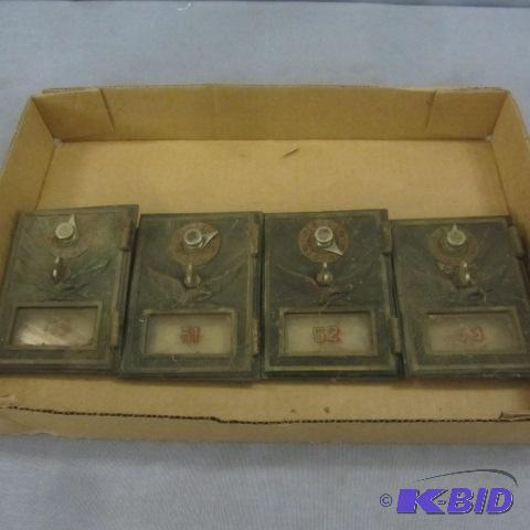 Post Office Door Fronts, Brass Eagle