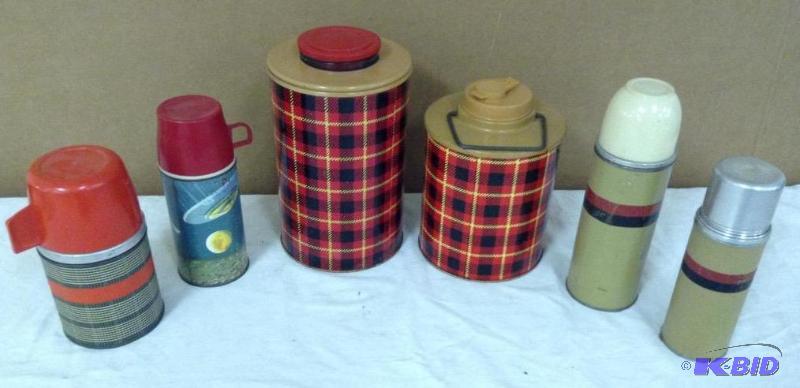 Selection of Vintage Insulated Containers