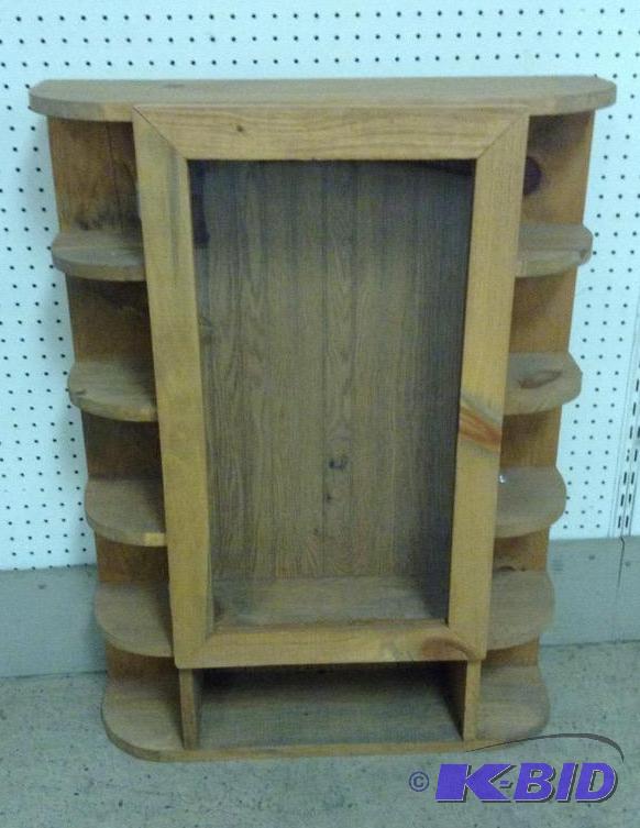 Display Shelf with Glass Front Door