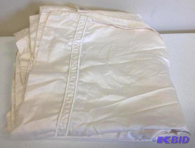 JC Penney Studio King Flat Sheet Ivory