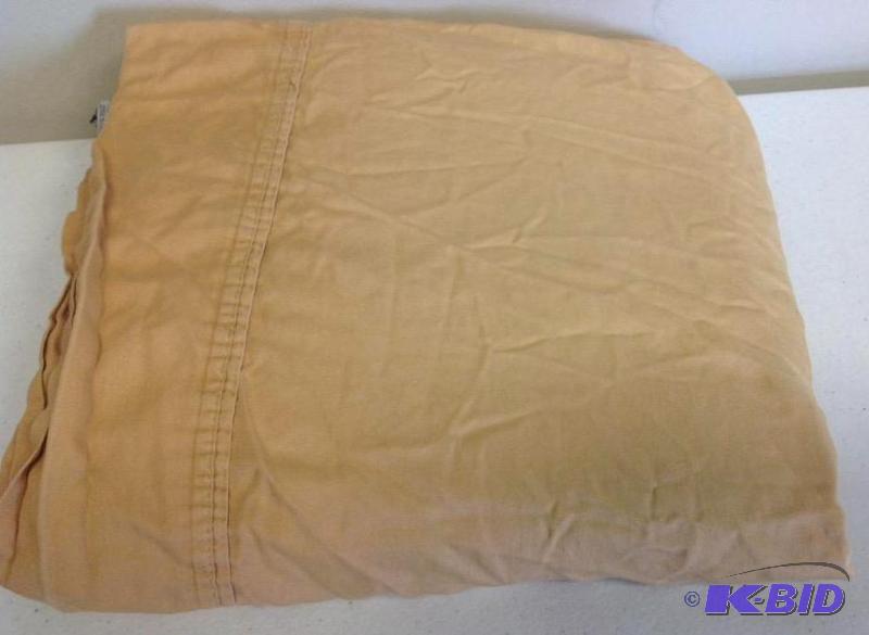 Linden Street King Flat Sheet Gold