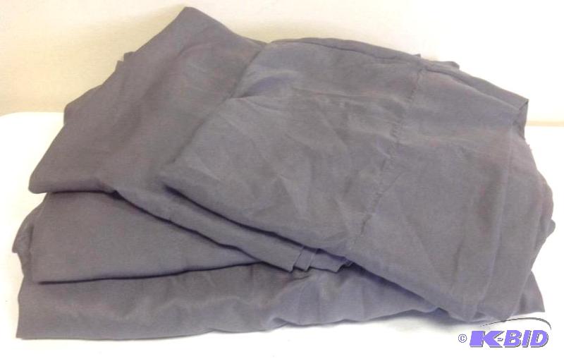 JC Penney Home King Sheet Set Charcoal Gray