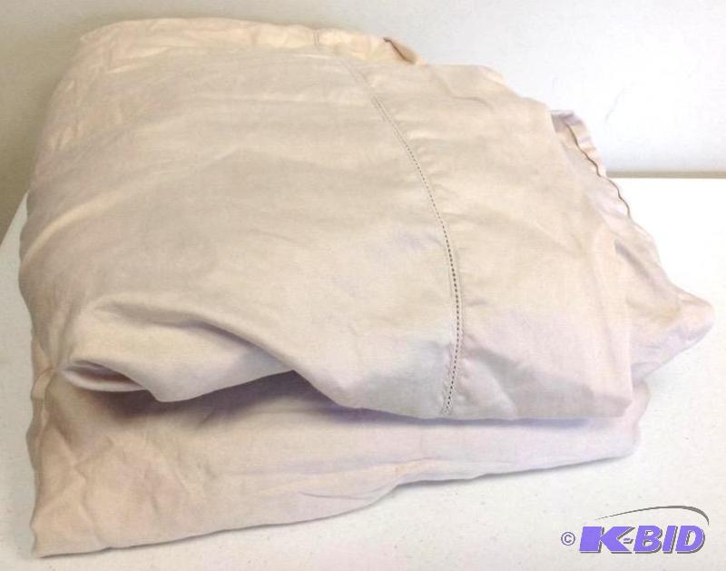 JC Penney King 1 Flat and 1 Fitted Light Tan