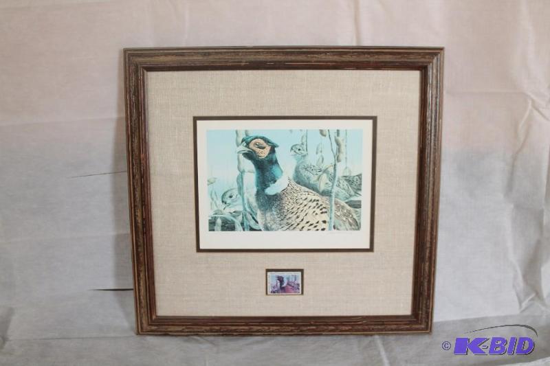1984 MN DNR Pheasant Stamp Print