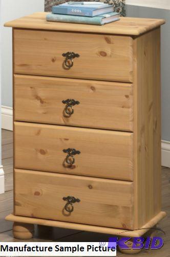 Finca Solid Wood 4 Drawer Dresser - Craftsman...
