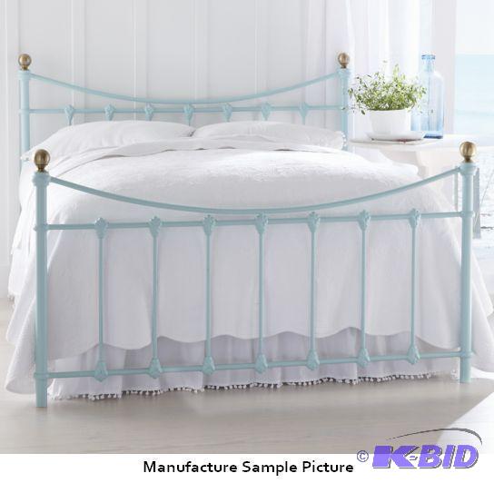 FullQueen Daphne Aqua Metal Bed - Beautifull...