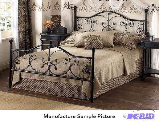 Metal Leaf Bed Queen Exclusive - Bring romanc...