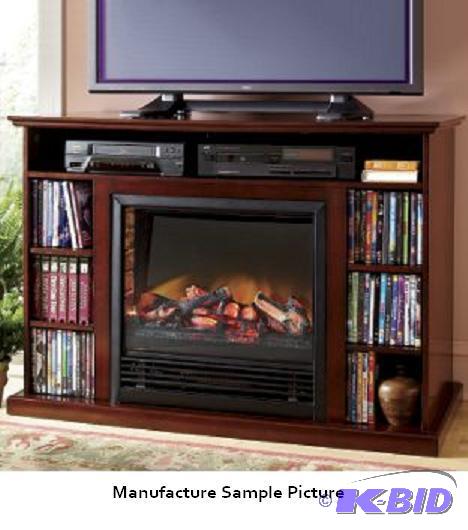 Media Storage TV StandFireplace with Insert ...
