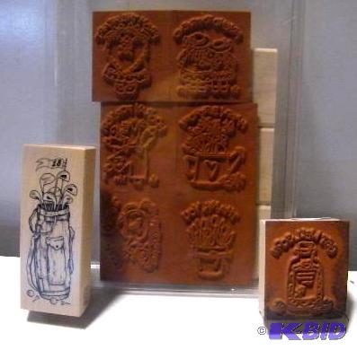 lot 75 image: Lot of 8 Ink Stamper...