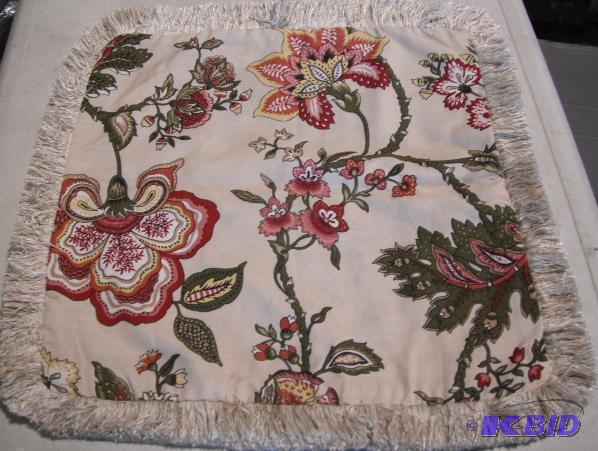 lot 79 image: Three Pillow Covers - Two are Rose Jacobean -...