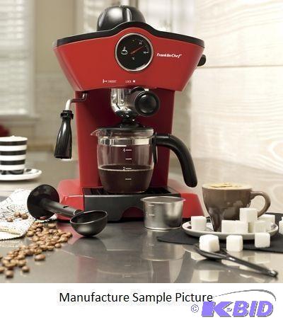 lot 8 image: Franklin Chef Deluxe Steam EspressoCappuccin...