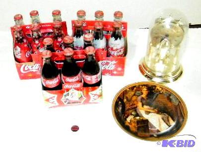 lot 99 image: Mixed Lot of Collectibles - (3) 6-packs Coke ...