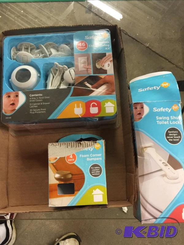 Safety first childproofing kits. (3)