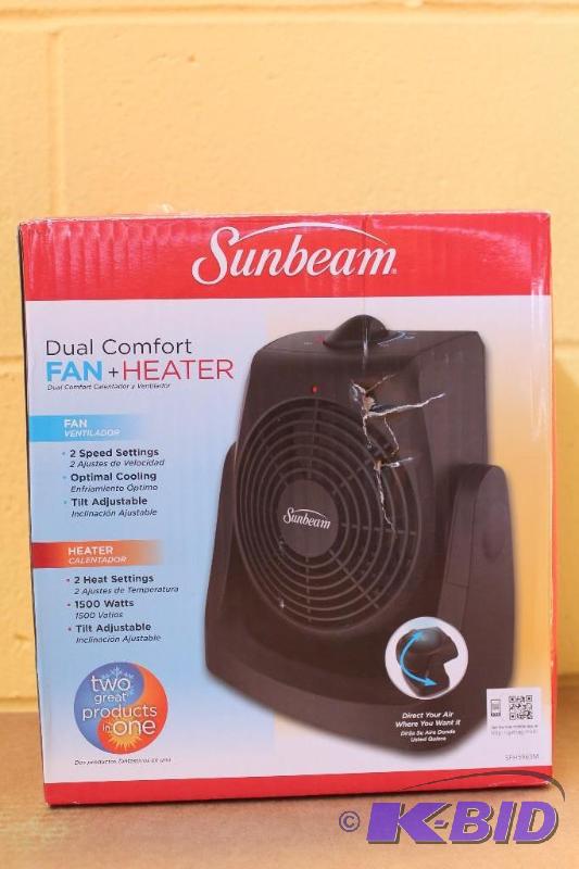 Sunbeam HeaterFan 1500 Watt Tiltable