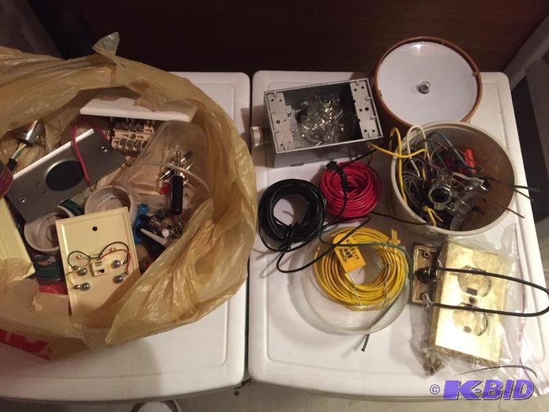 lot 127 image: Home Electrical Parts and Wires