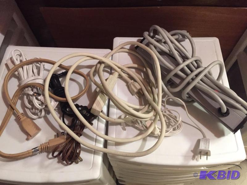 lot 131 image: Electrical Cords and Power Strip