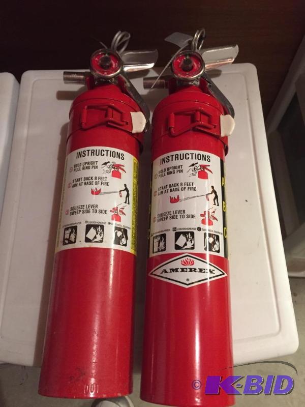 lot 133 image: Household Fire Extinguishers