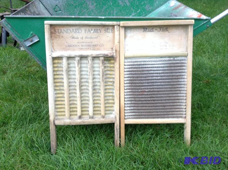 lot 153 image: Pair of Old Washboards