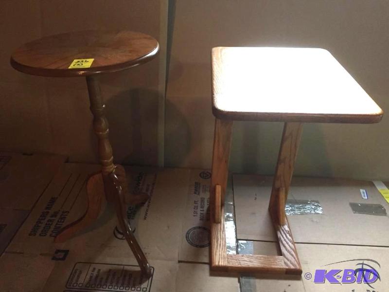 lot 226 image: Two Side Tables