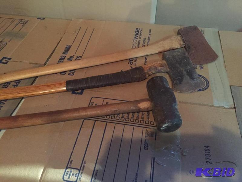 lot 235 image: A Couple More Axes and Sledgehammer