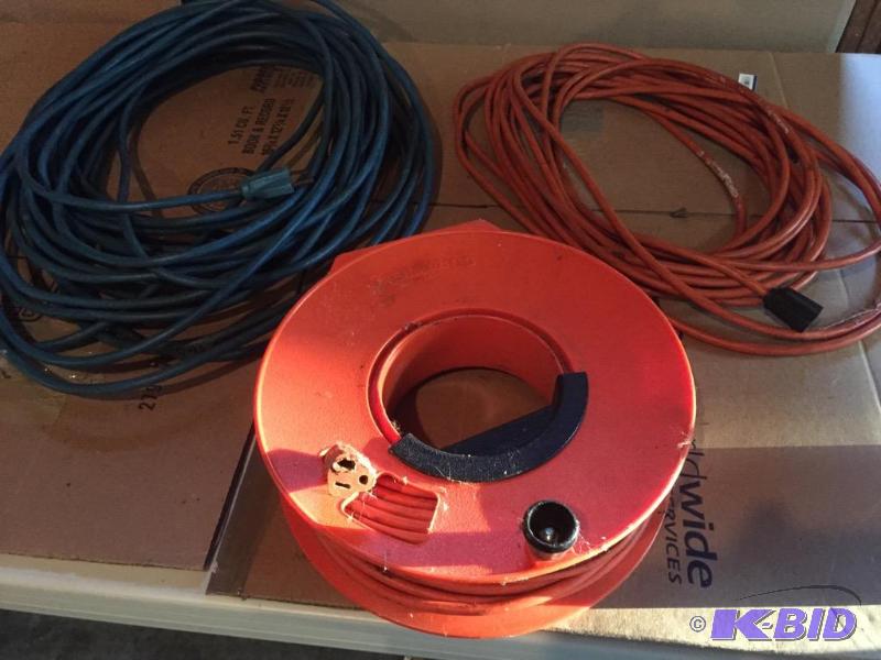 lot 236 image: Lot of Three Extension Cords