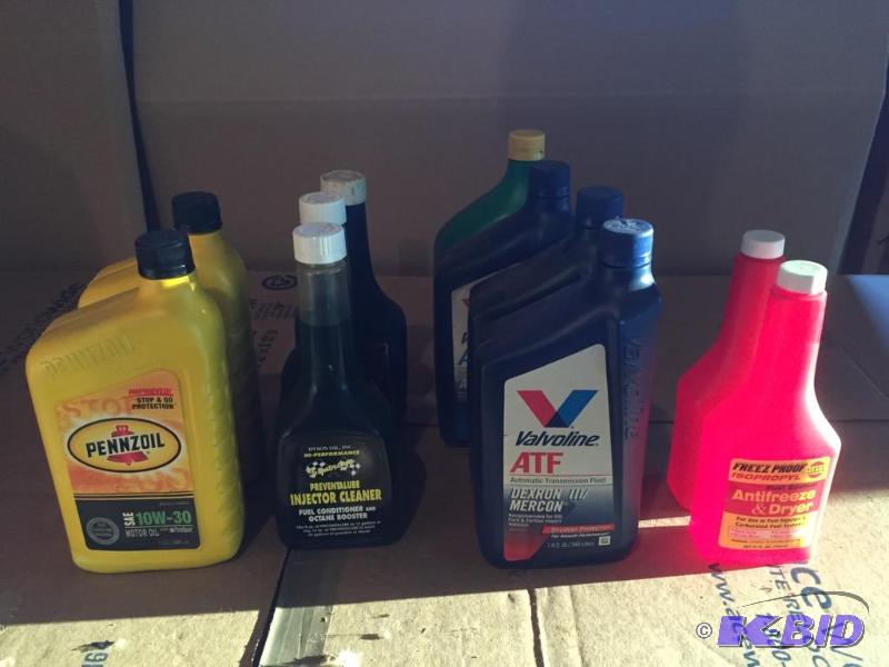 lot 237 image: Lot of Automobile Fluids