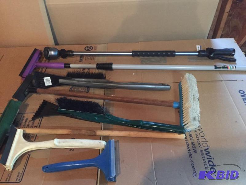 lot 240 image: Assorted Brushes and Squeegees