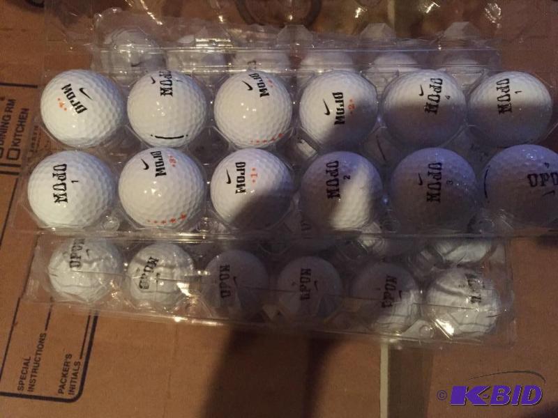lot 255 image: Nike MOJO Golf Balls