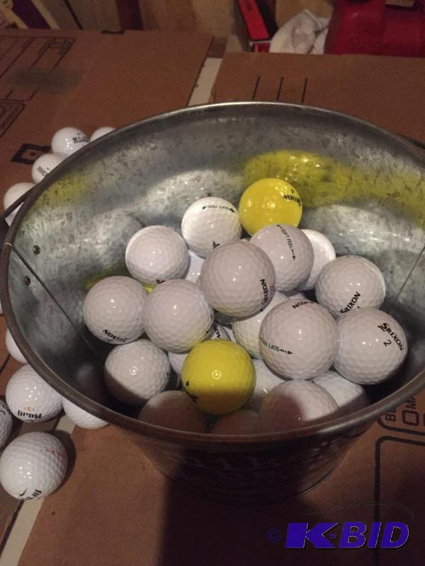 lot 260 image: Bucket o Golf Balls