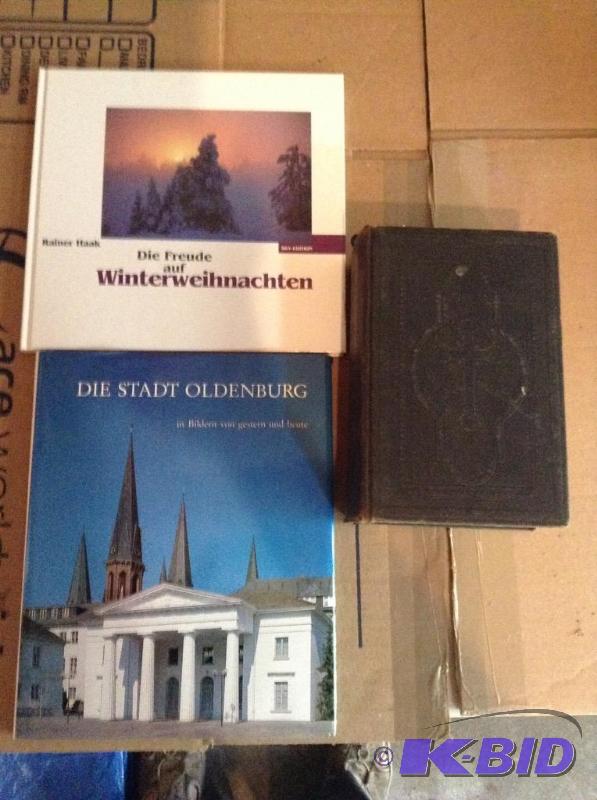 lot 319 image: German Bible and German Picture Books