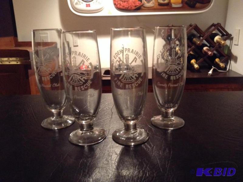 lot 37 image: Eden Prairie Fire & Rescue Beer Glasses