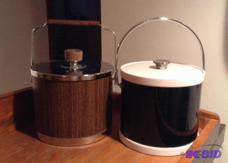 lot 49 image: Pair of Vintage Ice Buckets