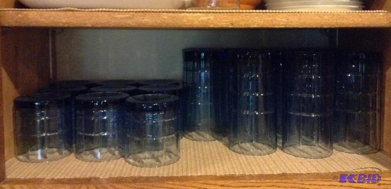 lot 67 image: Blue Drinkware
