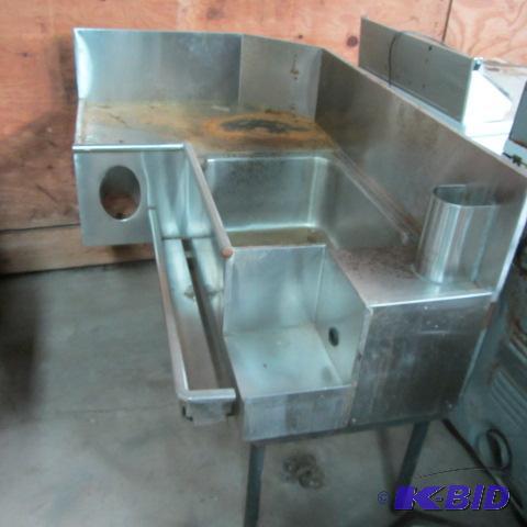 Stainless Corner Sink Unit