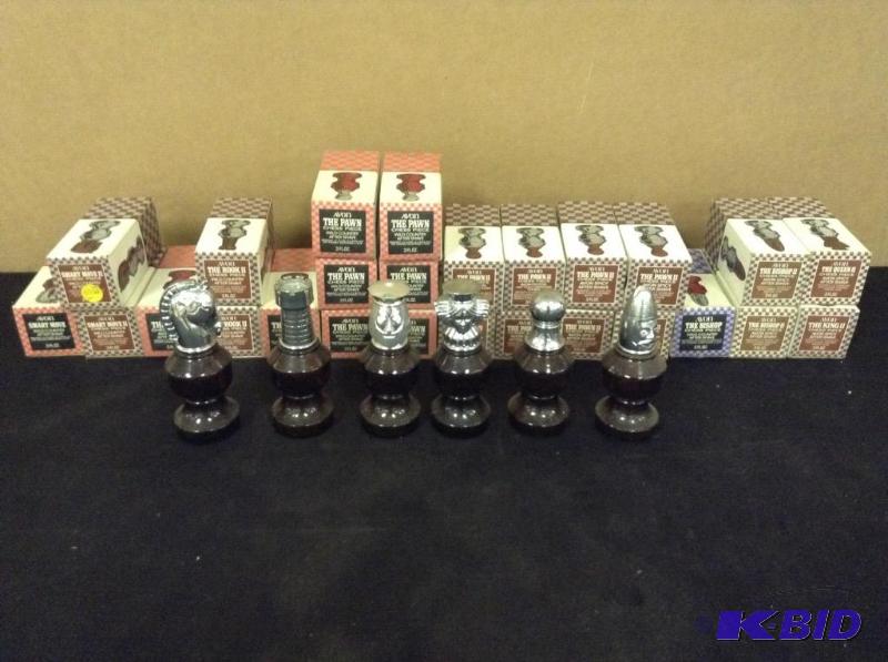 lot 26 image: Avon Collectible Chess Set Perfume Bottles